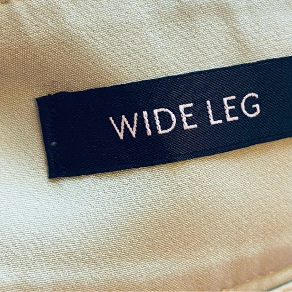 White House Black Market Light Green Wide Leg Pants - Picture 4 of 10